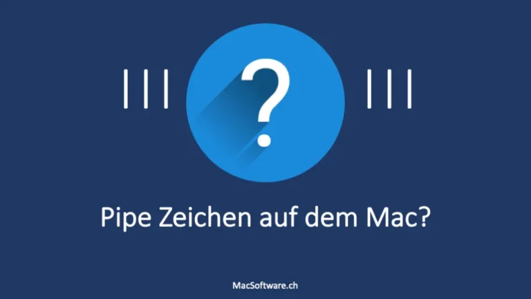 Pipe Zeichen Mac-Tastatur